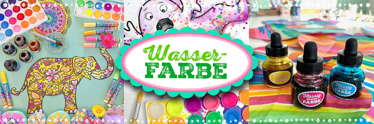 Flüssigwasserfarben