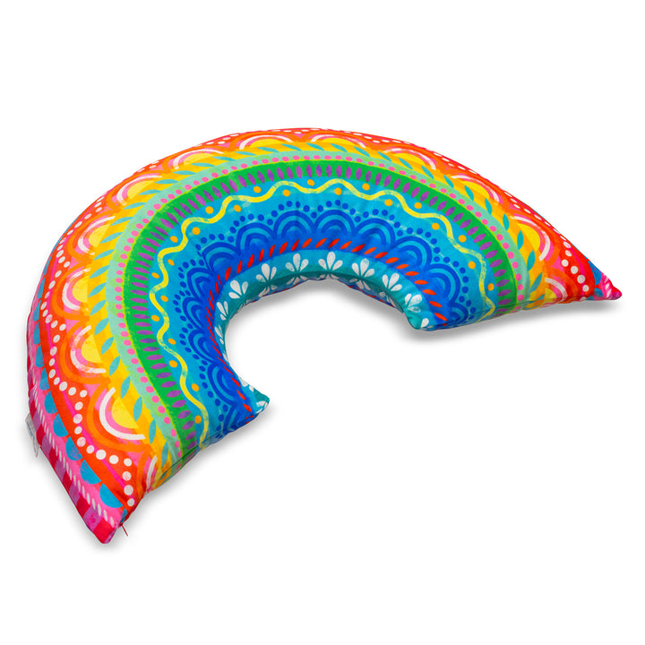 Lieblingskissen – Regenbogen Mandala 80 cm x 40 cm